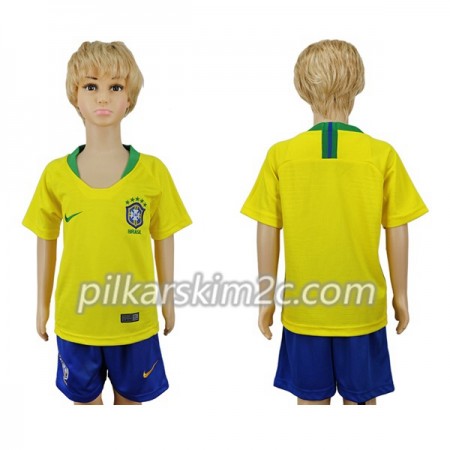 Koszulka Brazylia Dziecięca Główna Mistrzostwa Świata 2018 - Koszulki Piłkarskie